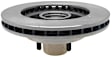 18A87A Front, Driver or Passenger Side Brake Disc, Plain Surface, Vented, 5 Lugs, Advantage Series