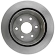 18A907A Rear, Driver or Passenger Side Brake Disc, Natural Finish, Plain Surface, Vented, 6 Lugs, Advantage Series