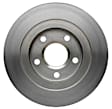 18A911 Rear, Driver or Passenger Side Brake Disc, Natural Finish, Plain Surface, 5 Lugs, Professional Series