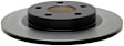 18A911 Rear, Driver or Passenger Side Brake Disc, Natural Finish, Plain Surface, 5 Lugs, Professional Series