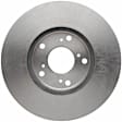 2004 Honda Accord - Front, Driver or Passenger Side Brake Disc, Natural Finish, Plain Surface, 5 Lugs, FWD,  With 11.1 in. Diameter Rotor, Professional Series