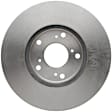 2004 Honda Accord - Front, Driver or Passenger Side Brake Disc, Natural Finish, Plain Surface, 5 Lugs, FWD,  With 11.1 in. Diameter Rotor, Professional Series