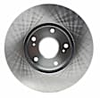 18A912A Brake Disc, Natural Finish, Plain Surface, 5 Lugs, 281.94 mm, Advantage Series