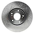 18A912A Brake Disc, Natural Finish, Plain Surface, 5 Lugs, 281.94 mm, Advantage Series