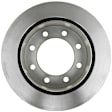 18A926 Rear, Driver or Passenger Side Brake Disc, Natural Finish, Plain Surface, 8 Lugs, 330.4 mm, Professional Series