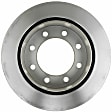 18A926 Rear, Driver or Passenger Side Brake Disc, Natural Finish, Plain Surface, 8 Lugs, 330.4 mm, Professional Series