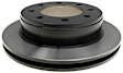 2007 Hummer H2 - Rear, Driver or Passenger Side Brake Disc, Natural Finish, Plain Surface, Vented, 8 Lugs, 330.2 mm, 4WD,  With 330mm X 86.86mm Disc, With 4.63 in. Center Hole, Professional Series