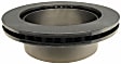 18A933A Rear, Driver or Passenger Side Brake Disc, Plain Surface, Vented, 8 Lugs,, Advantage Series