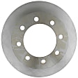 18A933A Rear, Driver or Passenger Side Brake Disc, Plain Surface, Vented, 8 Lugs,, Advantage Series