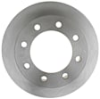2002 Ford F-350 Super Duty - Rear, Driver or Passenger Side Brake Disc, Natural Finish, Plain Surface, 8 Lugs, Without Dual Rear Wheels, 5.4L 8Cyl, Advantage Series