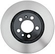 18A942 Front, Driver or Passenger Side Brake Disc, Natural Finish, Plain Surface, Vented, 284.48 mm, FWD, DuraStop Series