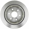 18A952 Rear, Driver or Passenger Side Brake Disc, Natural Finish, Plain Surface, 6 Lugs, Professional Series