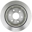 18A952 Rear, Driver or Passenger Side Brake Disc, Natural Finish, Plain Surface, 6 Lugs, Professional Series