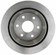 18A952A Rear, Driver or Passenger Side Brake Disc, Natural Finish, Plain Surface, Vented, 6 Lugs, Advantage Series