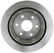18A952A Rear, Driver or Passenger Side Brake Disc, Natural Finish, Plain Surface, Vented, 6 Lugs, Advantage Series