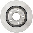 2000 Pontiac Bonneville - Rear, Driver or Passenger Side Brake Disc, Natural Finish, Plain Surface, Solid, 5 Lugs, 3.8L 6Cyl, Advantage Series