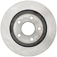 2000 Pontiac Bonneville - Rear, Driver or Passenger Side Brake Disc, Natural Finish, Plain Surface, Solid, 5 Lugs, 3.8L 6Cyl, Advantage Series