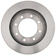 18A968 Front, Driver or Passenger Side Brake Disc, Natural Finish, Plain Surface, DuraStop Series