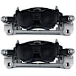 18FR12593KSD Front Gold Series Brake Caliper, 2-Wheel Set