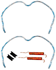 18K1147 Professional Series Brake Hardware Kit - Direct Fit, Kit