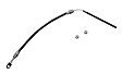 1988 Chevrolet Camaro - Parking Brake Cable, 5.0L 8Cyl, With Front Disc, With Rear Drum, United States Built Vehicle