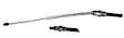 1994 Chevrolet K1500 - Parking Brake Cable, 5.7L 8Cyl, 131.5 in. WB, Cable with Removable Rubber Pad Cover