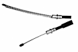 1992 GMC C1500 - Parking Brake Cable, 4.3L 6Cyl, 1st Design, Both Ends Are Button Type, With 57-3/4In Housing