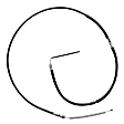 1995 GMC Yukon - Parking Brake Cable, Sport Utility, 6.5L 8Cyl, 2-Door 4WD
