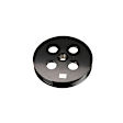 19258552 Power Steering Pump Pulley - Black, Steel, Direct Fit, Sold individually
