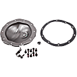2003 GMC Yukon - Rear Differential Cover, 8.50/8.625 Ring Gear Saginaw-American Axle, 10 Bolt Diff, Silver, Steel