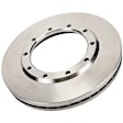 19405937 Front, Driver or Passenger Side Brake Disc, Plain Surface, 4 X 4, 6.6L, 8Cyl