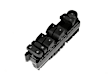 20835552 Front, Driver Side GM Original Equipment Series Window Switch Black 8 Buttons