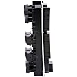 20835552 Front, Driver Side GM Original Equipment Series Window Switch Black 8 Buttons
