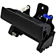 20955300 Tailgate Handle, Black Plastic and Steel Without Key Hole