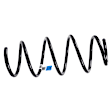 22869424 Front, Driver or Passenger Side Coil Springs, Sold individually Professional Series