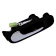 22884884 Front, Driver Side Black knob with chrome lever Interior Door Handle, Without Door Lock Hole, GM Original Equipment Series