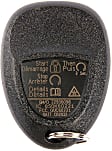 2009 Pontiac Torrent - Key Fob, 4 Button; With Remote Start; Remote Keyless Entry and Engine Start(AP3), Sold Individually, GM Original Equipment Series
