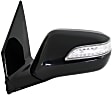 Driver Side Mirror, Power, Manual Folding, Heated, Paintable, In-housing Signal Light, With memory, No Puddle Light, Auto-Dimming, and Blind Spot Feature, For Models Without Power Liftgate