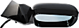 2007-2009 Acura MDX - Passenger Side Mirror, Power, Manual Folding, Heated, Paintable, In-housing Signal Light, With memory, No Puddle Light, Auto-Dim, and Blind Spot Feature, For Models Without Power Liftgate