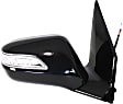 2007-2009 Acura MDX - Passenger Side Mirror, Power, Manual Folding, Heated, Paintable, In-housing Signal Light, With memory, No Puddle Light, Auto-Dim, and Blind Spot Feature, For Models Without Power Liftgate