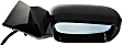 2007-2009 Acura MDX - Passenger Side Mirror, Power, Manual Folding, Heated, Paintable, In-housing Signal Light, With memory, No Puddle Light, Auto-Dim, and Blind Spot Feature, For Models Without Power Liftgate