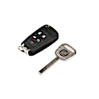 2010 Chevrolet Camaro - Key Fob, Service Kit(Sd)-Chevy 5Btn 315Mhz Without Blade With 18.9mm Ring, Remote Control Engine Start(Btv), Long Distance 315 Mhz Freq(Xl7), Coined Key, Uncoded, Sold Individually