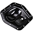 23490350 Differential Cover - Black, Steel, Direct Fit, Sold individually