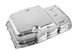 24222657 GM Original Equipment Series Transmission Pan - Polished, Steel, Stock Depth, Direct Fit, Sold individually