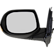 Driver Side Mirror, Power, Manual Folding, Heated, Paintable, In-housing Signal Light, No Memory, No Puddle Light, No Auto-Dimming, No Blind Spot Feature