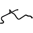 27135X Heater Hose - Black, Rubber, Direct Fit, Sold Individually