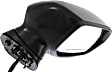Passenger Side Mirror, Power Adjust, Manual Folding, Heated, Paintable, In-housing Signal Light, With memory, No Puddle Light, No Auto-Dimming, No Blind Spot Feature