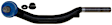 45A0887 Front, Passenger Side, Outer Tie Rod End, Professional Series