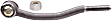 45A1153 Front Or Rear, Driver Side, Outer Tie Rod End, Professional Series