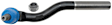 45A1329 Driver Side, Outer Tie Rod End, Professional Series